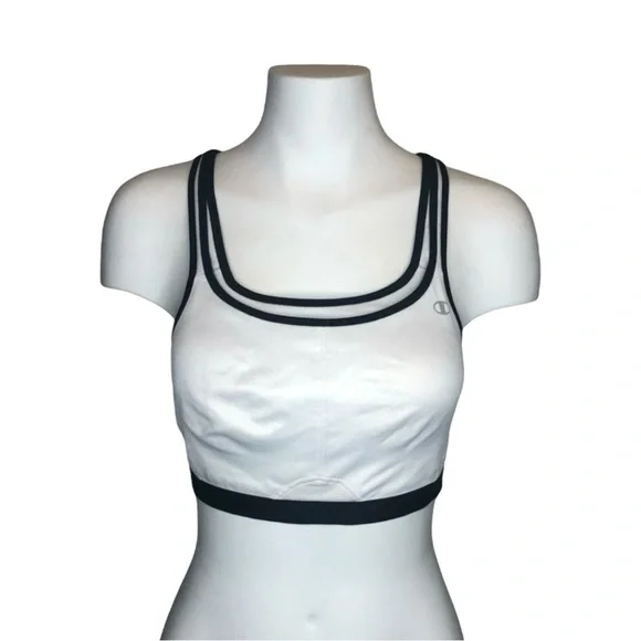 Champion White Sports Bra​ Size 38D - Picture 3 of 9